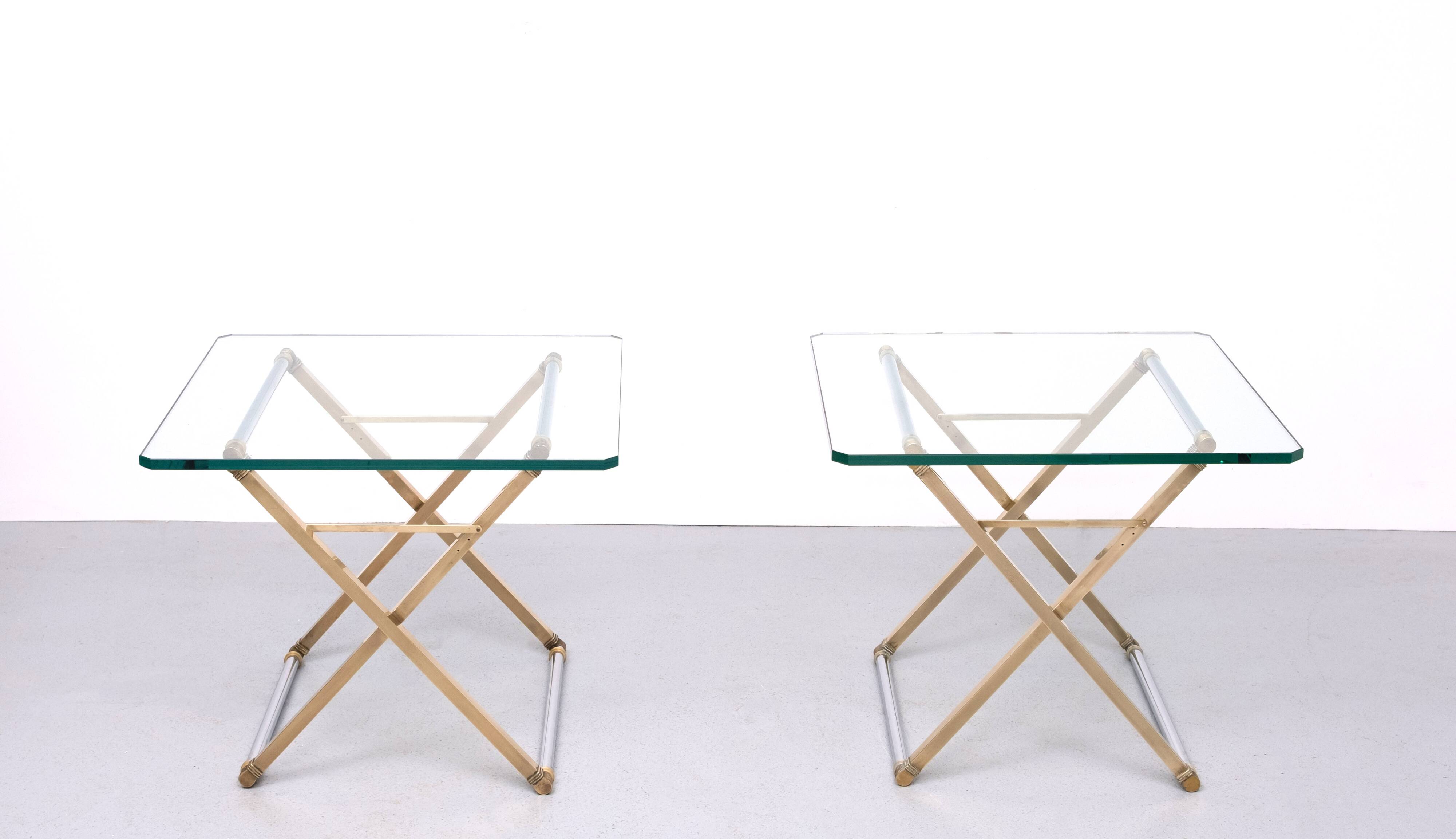 Superb Peter Ghyczy side tables 1970s Holland