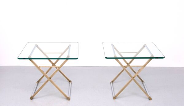 Superbes tables d'appoint Peter Ghyczy des années 1970, Hollande
