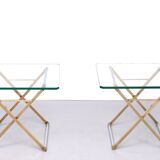 Superb Peter Ghyczy side tables 1970s Holland