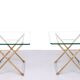 Superb Peter Ghyczy side tables 1970s Holland