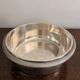 Antique Round Serving Dish Beaded Silver-Plated Metal Louis XVI Mark