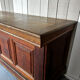 Large antique haberdashery counter in oak