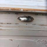 Old low sideboard in solid wood