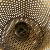 Perforated metal night light.