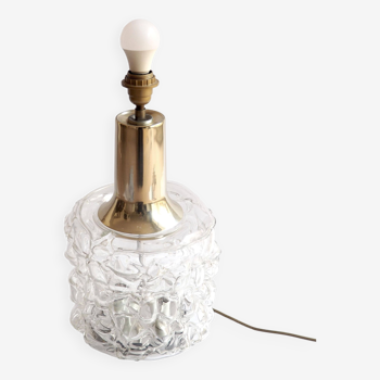 Pied de lampe de sol Doria en verre