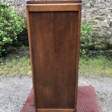 Vintage oak chest of drawers with 5 drawers