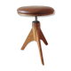 Vintage tripod foot piano stool 60s-70s