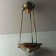 Old lamp suspension, brass, Ezan