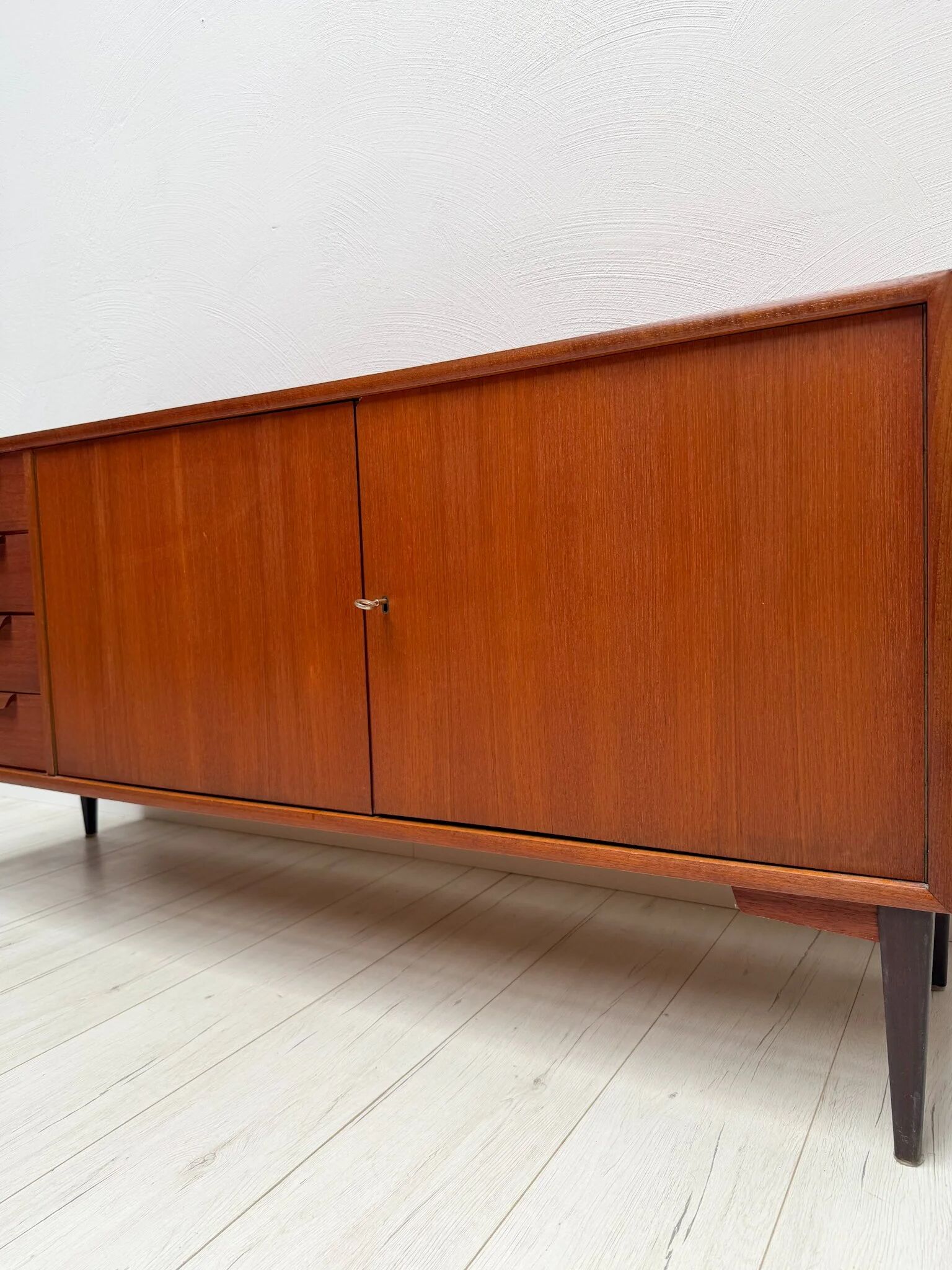 1960s vintage mid-century German teak sideboard by WK Möbel