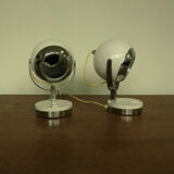 Pair of lamps Eyeball years 70