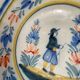 Quimper ceramic hanging collector's salad bowl