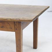 Table basse de ferme rustique en chêne