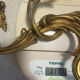 Set of 2 Louis XV bronze wall lights