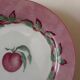 Dessert plate Bernardaud Limoges model Garance