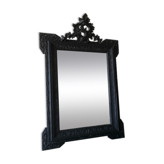 Old black patina mirror  65x96cm