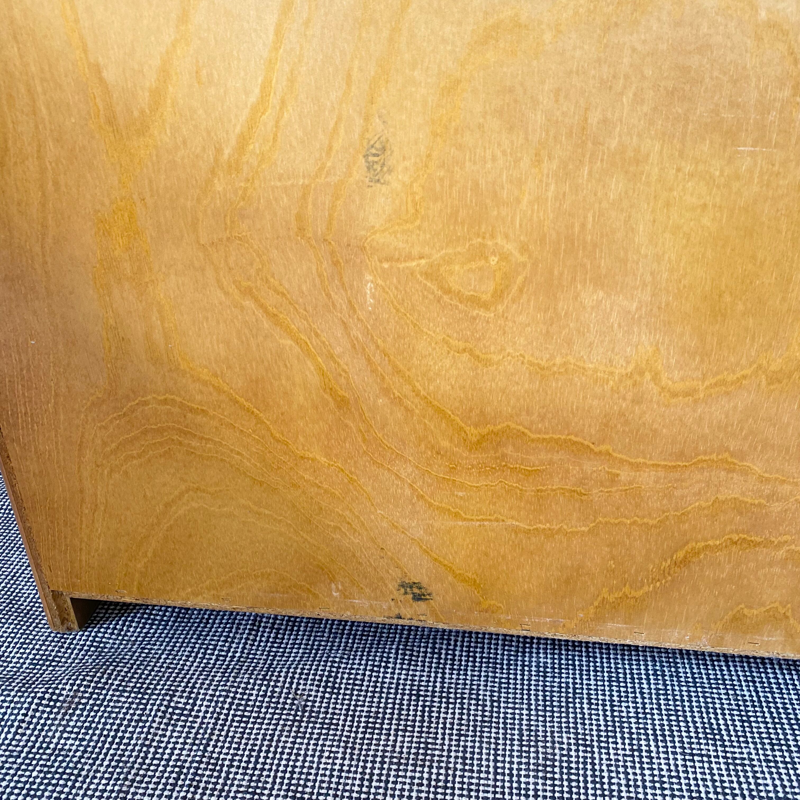 Vintage rattan chest of drawers