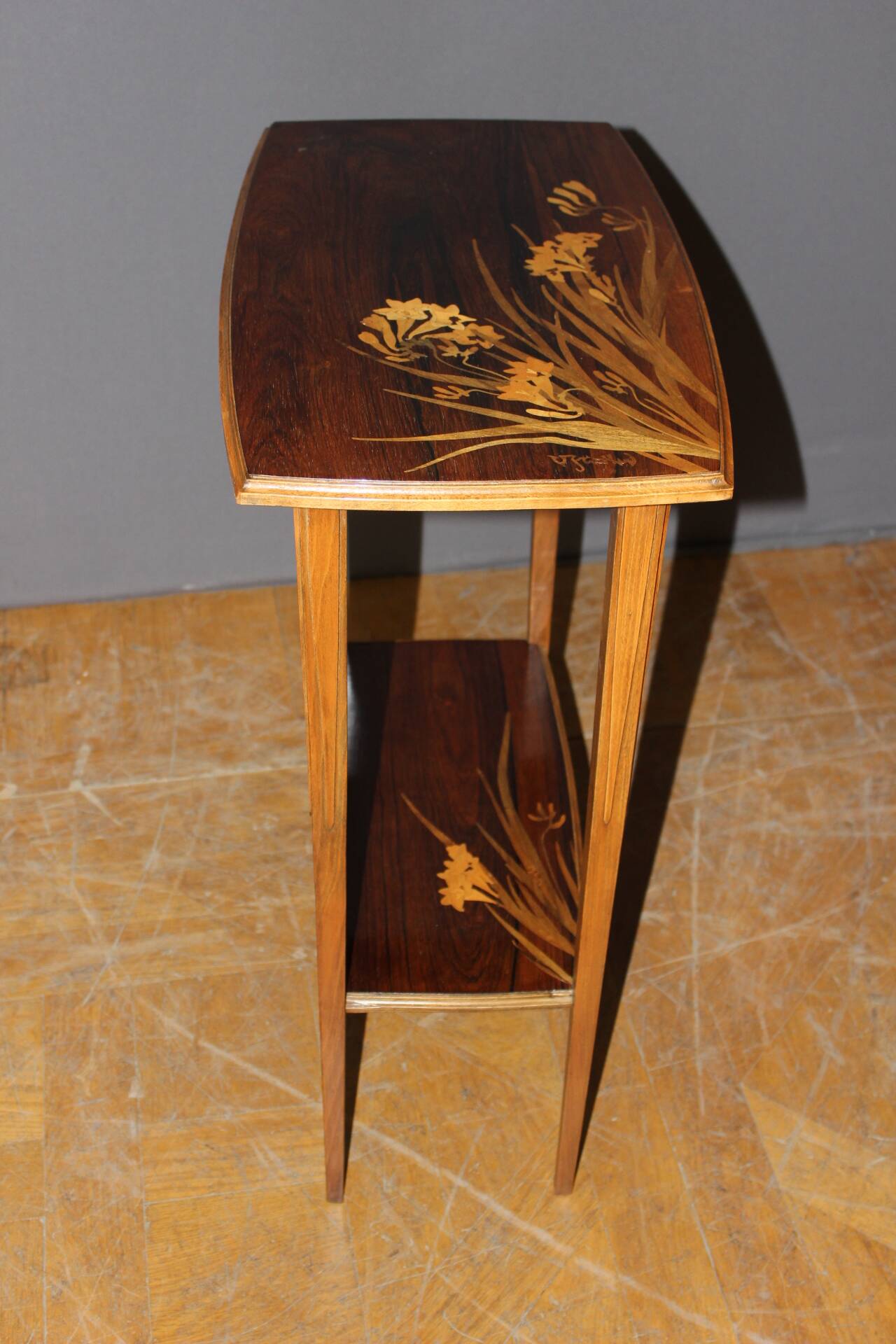 Art Nouveau side table by Emile Gallé