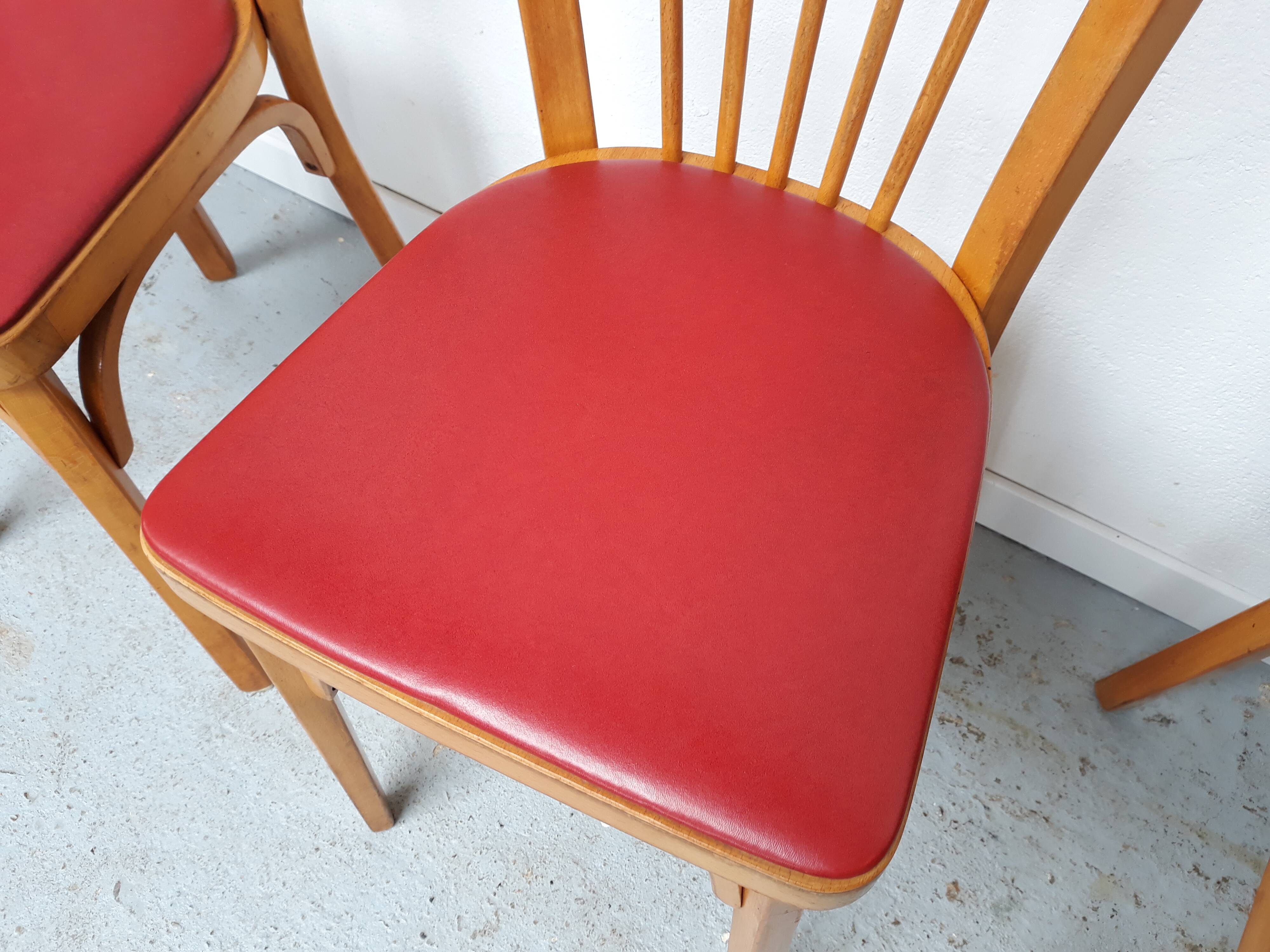 4 vintage bistro chairs Baumann