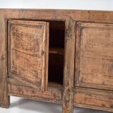 Antique wooden three-door sideboard (circa 1920)