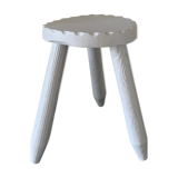 Painted brutalist stool