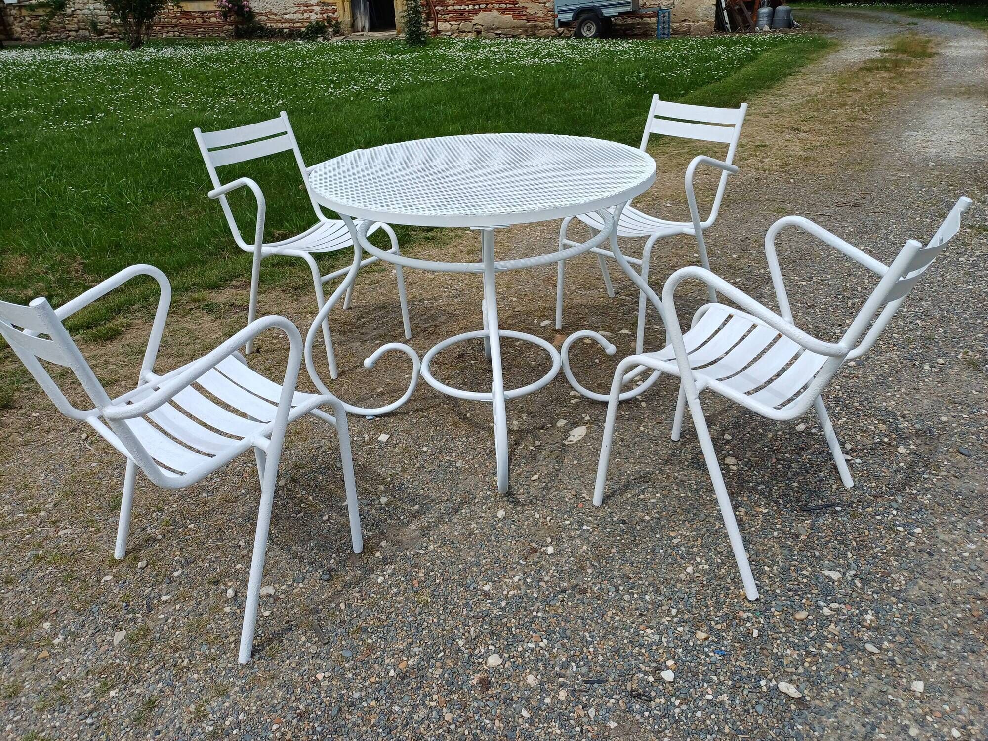 Iron Garden Furniture from the Early 20th Century