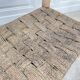 1950s bench in woven rope