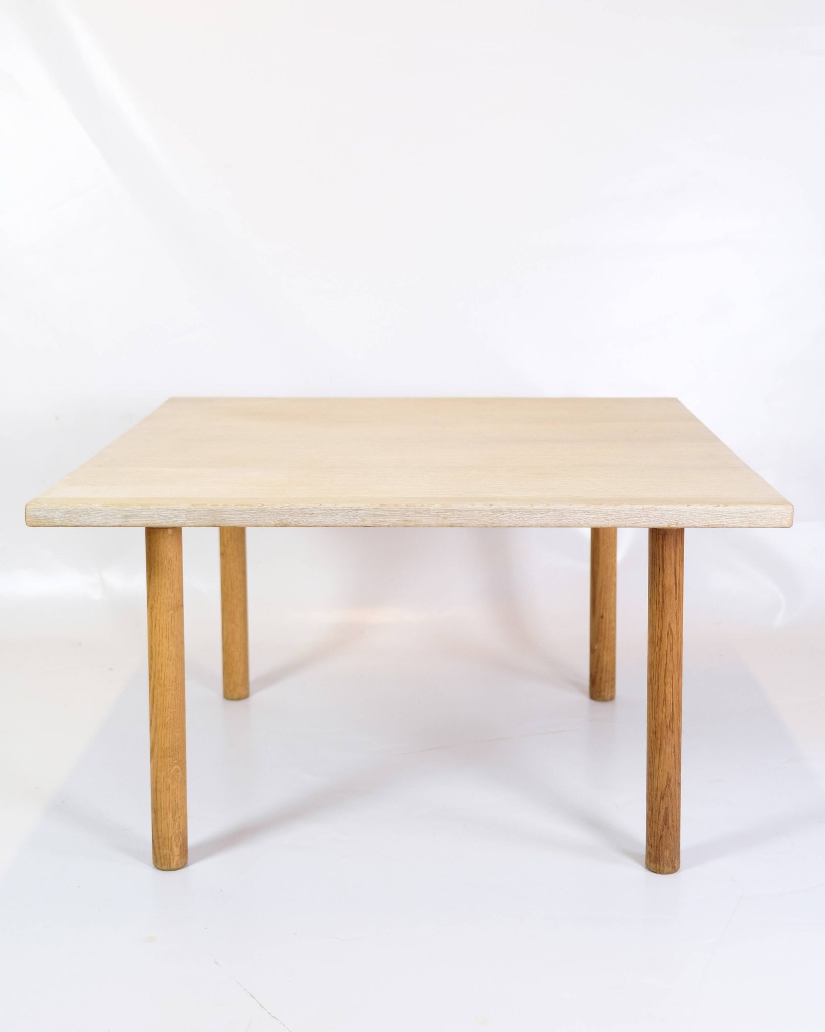 Coffee Table Made In Light Oak By Hans J. Wegner For Andreas Tuck Møbelfabrik From 1960s