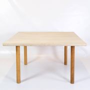 Coffee Table Made In Light Oak By Hans J. Wegner For Andreas Tuck Møbelfabrik From 1960s