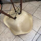 Daw parchment armchair Eames Zénith plastics Herman Miller vintage 1950