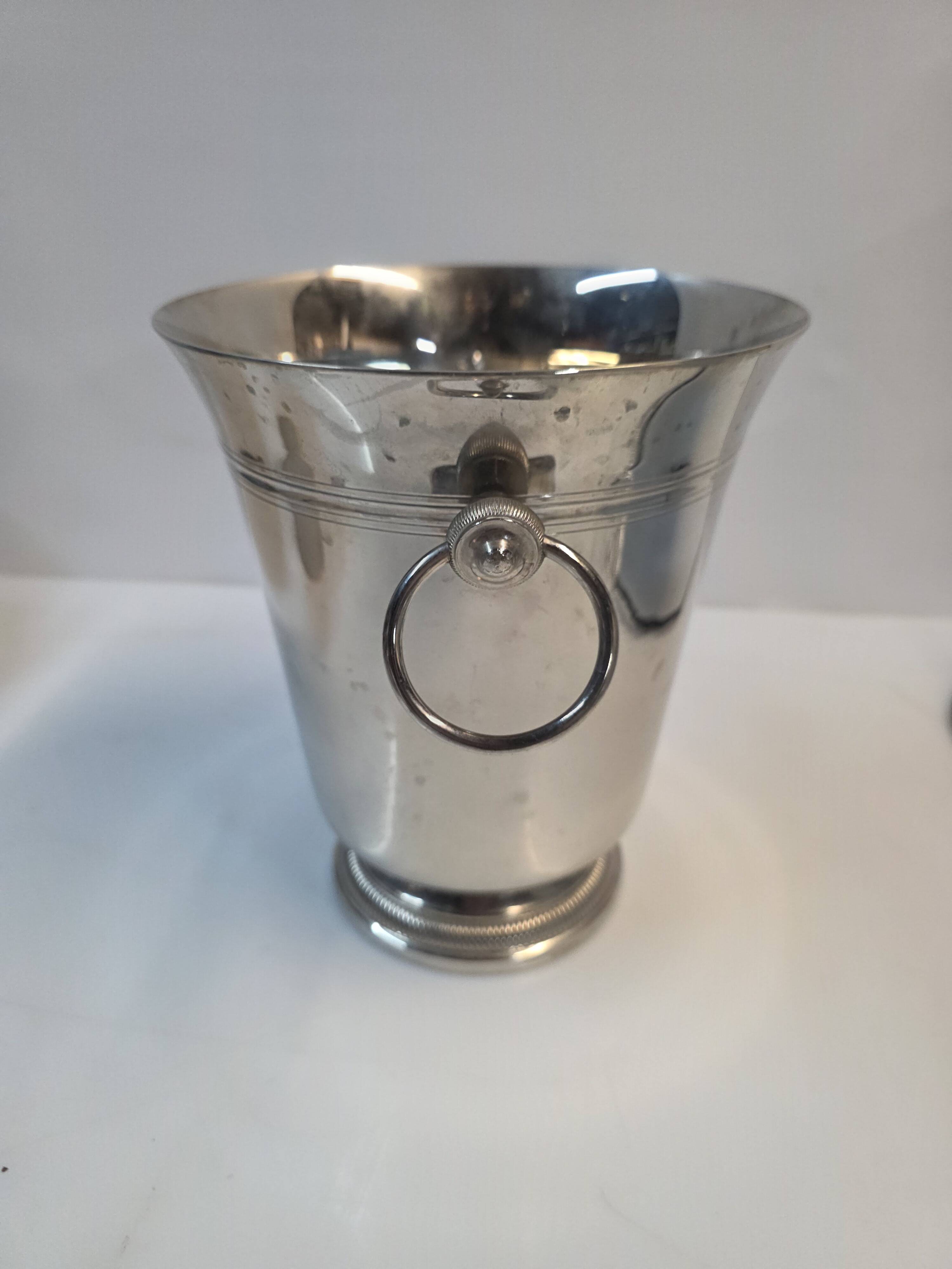 Silver-plated champagne bucket mid-20th century