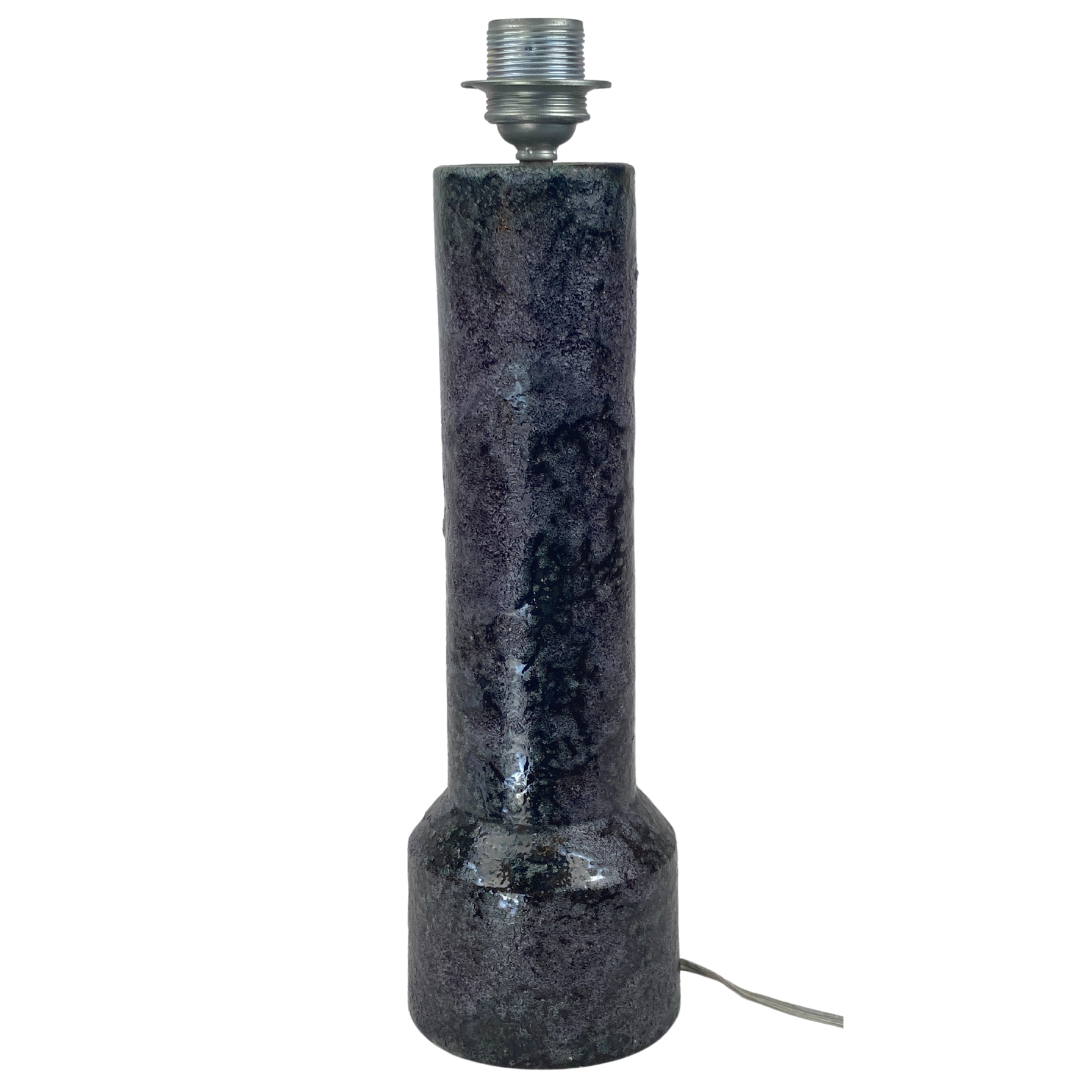 Dutch ceramic fat lave table lamp by Pieter Groeneveld, 1960s