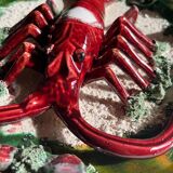 Decorative earthenware dish by J. Caldas da Rainha