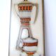 3 italian vintage wall tiles