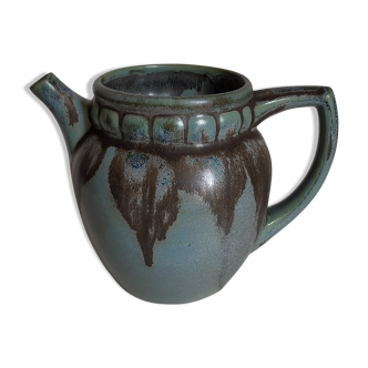 Denbac art-deco pitcher in flammé sandstone