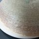 Vintage studio pottery signed - Variegated green and raw earth
