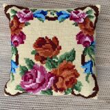 Vintage canvas cushion