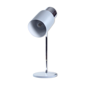 Table Lamp In Chrome And Gray Metal, By Josef Hurka For Napako 1960s