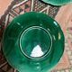 Series of 6 leaves plates in Gien slip