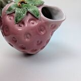 Strawberry jug in slip