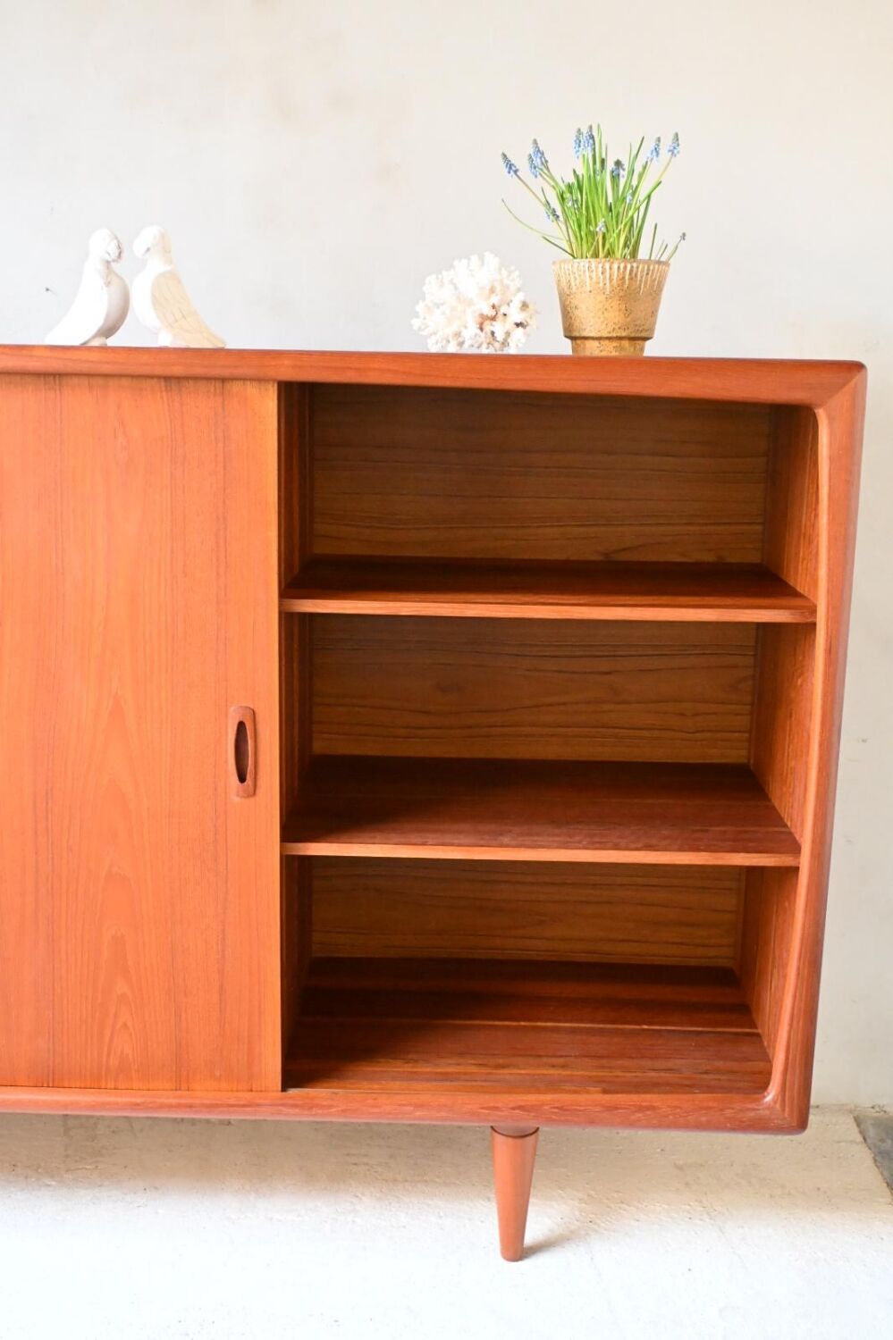 Danish Deaign Highboard by H.P. Hansen in Teak