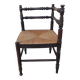 Chaise d angle vintage paille ancienne