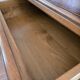 Antique chest of drawers with 5 solid wood drawers (Louis XV style)