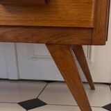 Commode vintage pied compas