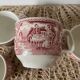 6 porcelain cups stamped BOCH Belgium