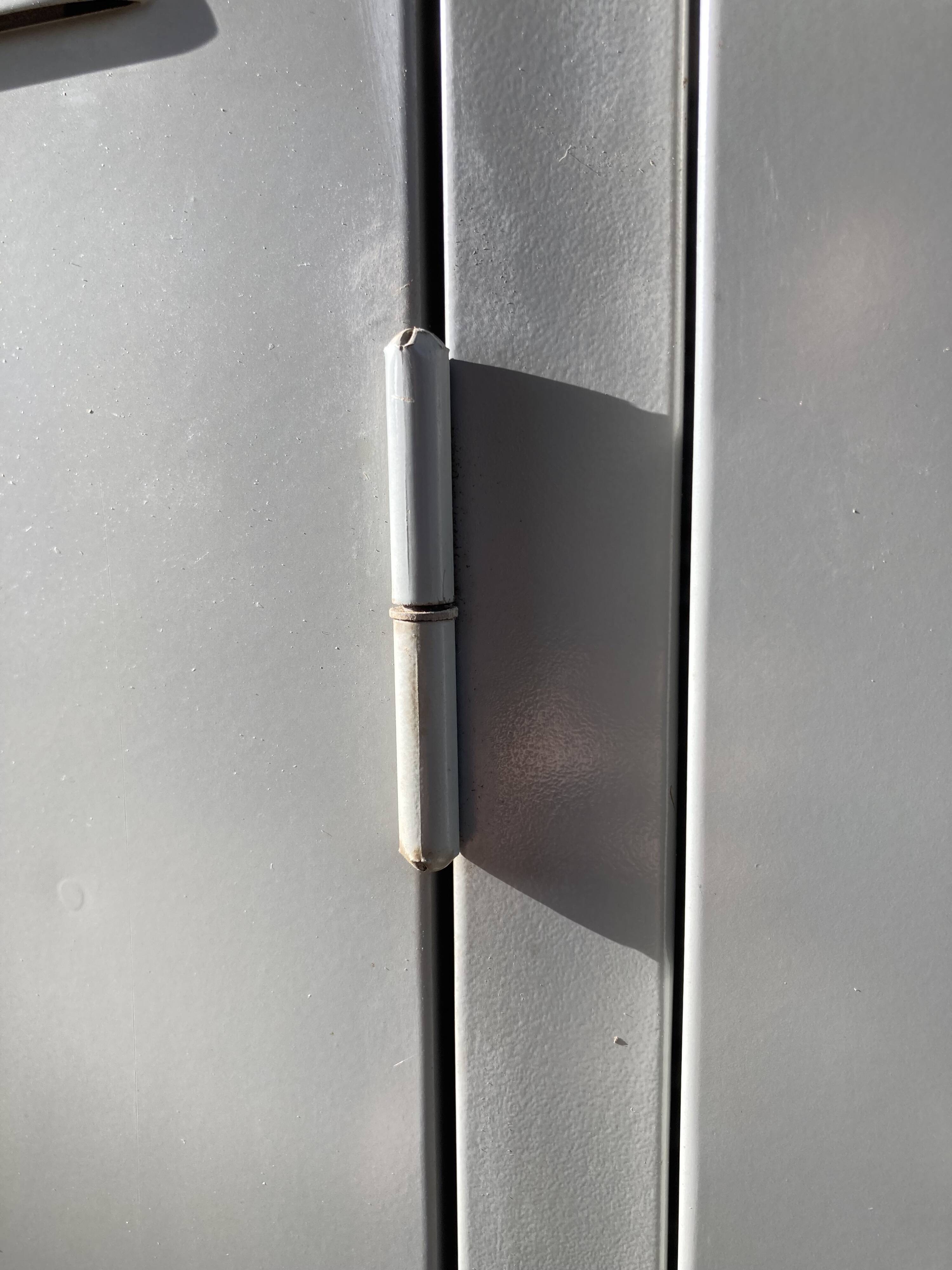 Two-door metal locker