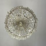 Important lustre bag of cut crystal navette pearls, circa 1800