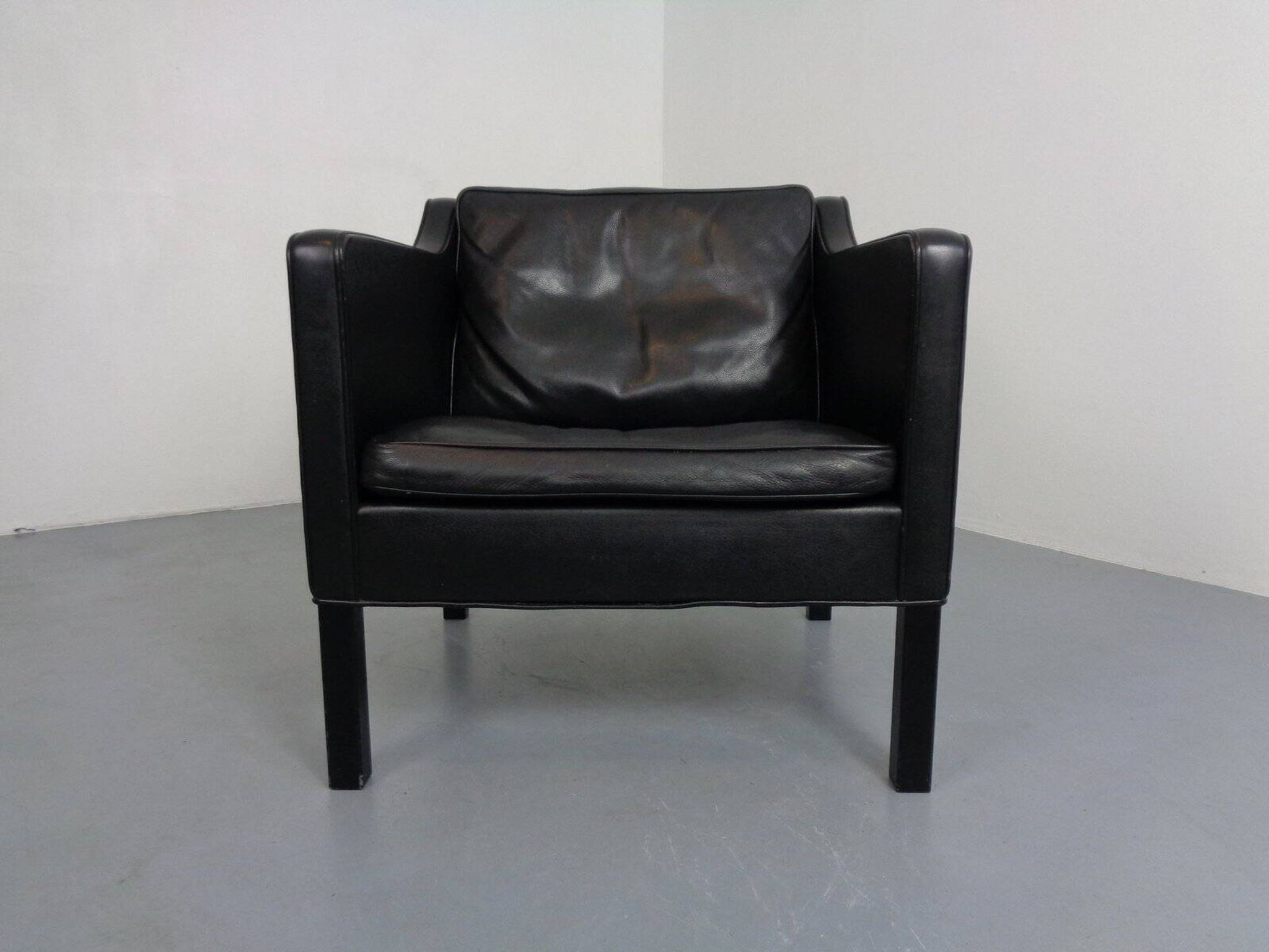 2321 Leather Armchair by Børge Mogensen for AS Fredericia Stolefabrik, Denmark, 1960s