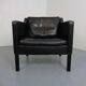 2321 Leather Armchair by Børge Mogensen for AS Fredericia Stolefabrik, Denmark, 1960s