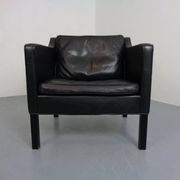 2321 Leather Armchair by Børge Mogensen for AS Fredericia Stolefabrik, Denmark, 1960s
