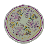 Napperon broderie colorée